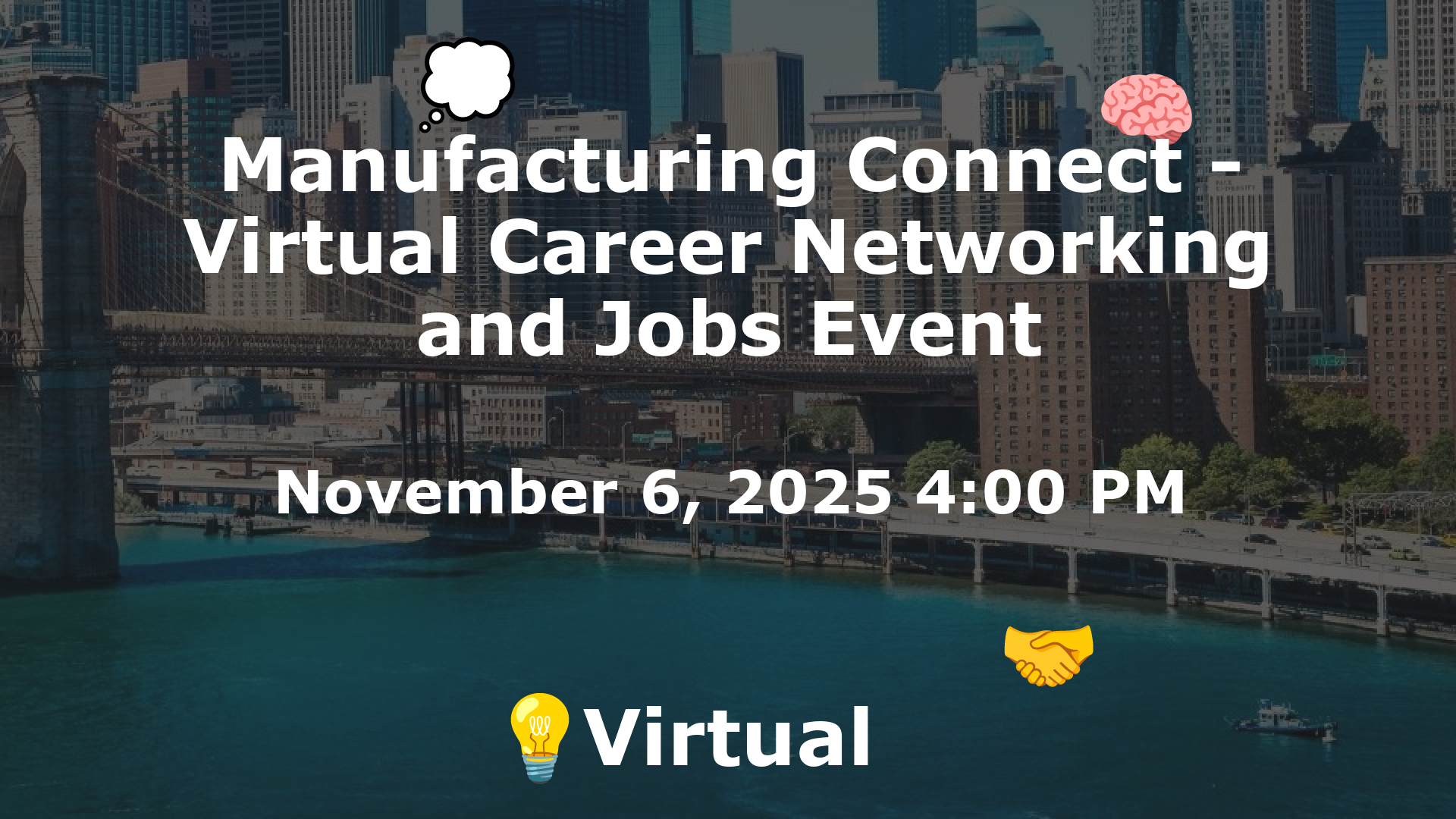 Manufacturing Connect - Virtual Career Networking and Jobs Event event image